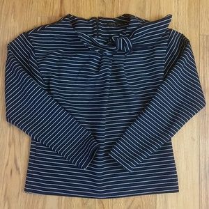 Banana Republic Navy White Striped Top XS